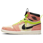 Air Jordan 1 High Switch Pink Volt Meeste Tossud Virsik Hele-Virsik Must CW6576-800 40