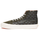Vans Porter-Yoshida & Co. x OG SK8-Hi LX Forest Night Lilleline Ruuduline Unisex Tossud Roheline Must-Tindi VN0A4BVBWW6 39