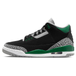 Air Jordan 3 Retro m&auml;nnirohelised meeste tossud, must tsement-hall valge CT8532-030 44