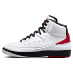 Air Jordan 2 Retro Chicago 2022 Meeste tossud Valge Varsity-Punane Must DX2454-106 42