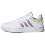 Adidas Hoops 3.0 Valge Matt Lilla Metallik Naiste Tennised Pilvevalge Peaaegu Kollane GX1806 39⅓