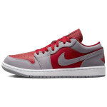 Air Jordan 1 Low SE Split - Gym Red Cement Grey Naiste tossud Must Valge DR0502-600 36.5