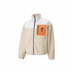Puma x Ami Sherpa Jakk Heleliiv Meeste &Uuml;ler&otilde;ivad Pruun 535998-67 L