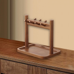 Desk Organizer And Counter Versatile Key Tray Jewelry Display Made of Wood in Nordic Style A