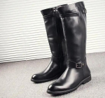 Mood Nahast Saapad Karusnahast K&otilde;rge S&auml;&auml;rega Vabaaja Kingad Meeste Meeste Saapad &uuml;le p&otilde;lve Botas Kaubam&auml;rgi Mootorrattasaapad 38 must
