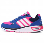 Adidas Cloudfoam V&auml;rvilised Mitmek&uuml;lgsed P&otilde;rutust Summutavad Libisemiskindlad Vastupidavad Madalad Vabaaja Jalan&otilde;ud Naiste Vabaaja Jalan&otilde;ud Sinised AQ1514 36
