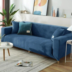 &Uuml;hev&auml;rviline elastne sametine diivanikate elutuppa K&otilde;ik-h&otilde;lmav veniv 1/2/3/4 nurgaga L-diivanile &Uuml;lekatted Kassid funda de sof&aacute; 2seater145-185cm 1PC