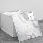 Kuldsete naastudega kollaaž imiteerib plaati seinakleebised k&ouml;&ouml;gi taustapaneeli, vannitoa ja elutoa sisustuse jaoks. Isekleepuv vahtkleebis 10 PCS