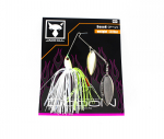 Jackall Spinner Bait Lure Doon 3/8 oz Chart Back White (0999)