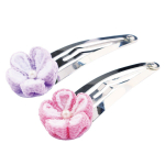 Nippon Chuko NBK Tsumami Zaiku Lillede meisterdamise 2 trukkn&ouml;&ouml;biga meisterdamise tarvikute komplekt, 1, Kinnitused, Roosa/Lilla, A4-24,