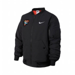 Nike Jope Tikitud Muster Vabaaja Pikkade Varrukatega Laste Jakid Must FZ6416010