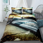 F&uuml;&uuml;silised valemid Tekikoti komplekt UK &Uuml;hekohaline Kahekohaline Kuninganna USA &Uuml;hekohaline T&auml;issuuruses Kuningsuuruses Voodipesukomplekt 140x210cm