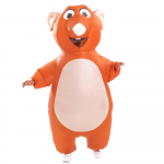 T&auml;ispuhutav hiirekost&uuml;&uuml;m naistele mehele t&auml;iskasvanule cosplay-peoks t&auml;ispuhutavad t&auml;iskasvanute t&auml;ispuhutavad kost&uuml;&uuml;mid Halloweeniks 150CM-190CM t&auml;iskasvanule oranž