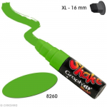 Graph'it shake 16 mm Marqueur peinture Graph'it Shake &agrave; base d'eau, - Couleur : Vert citron - Code : 8260 - Pointe : XL 5-16 mm -