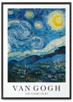 Plakat Van Gogh starry night 21x30 cm