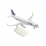 1/400 A320 Sky Airlines mudel Lennukid 20cm T&scaron;iili Airbus A320 Metallist Koopia Lennukimudel Telikutega Lennundussimulatsioon