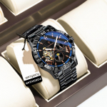 Tippbr&auml;nd Meeste Automaatne Mehaaniline Multifunktsionaalne Meeste Kell Helendav Veekindel Moekell