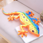 Geko Roomaja Kameeleon Sisalik Dinosaurus Nukk Pl&uuml;&uuml;sm&auml;nguasi Nukk Kaltsunukk Poisid ja T&uuml;drukud S&uuml;nnip&auml;evakingitus 55cm（0.2kg） kollane
