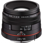 Pentax HD 35mm Macro Limited Must Standardne Kiirobjektiiv Macro Limited Objektiiv T&ouml;&ouml;deldud Alumiiniumist Pildiga HD ja Kerged K-seeria Peegelkaamerad must