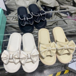 Paelusega naiste sussid 2024 Uued suvised moekad avatud varbaga madalad sussid vabaaja ranna pl&auml;tud 35-40 Naiste kingad 35