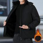 Meeste Talvine Veekindel Soe Parka Suur Suurus Paksenenud Kapuutsiga Joped L&otilde;tv Tuulejope 8XL