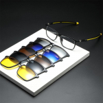 2508 Magnetilised retseptiga jalgrattas&otilde;iduprillid 5 p&auml;ikeseprillide klambriga Libisemisvastased ja reguleeritavad sangad TR Raam -0.5 -1.0 -2 kuni -6 Reading plus2.0