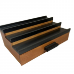 Praktilised Meeste K&ouml;lni Korraldajad 3-kihiline Redel-Ekspositsioonialus Sahtliga Elegantne Parf&uuml;&uuml;miriiul Must