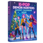 Laos J&otilde;ulu K-pop Deemonijahindamine 24 tk Advendikalender &Uuml;llatuspime karp K pop Nukkude Halloweeni karbid Kujuke Kingitused Laste m&auml;nguasjad blue