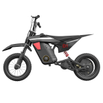 KIDDOWE D1 Laste Kerge Kaaluga Elektrijalgratas 300W Mootor 36V4AH Aku 25KM/H Tippkiirus 12-tolline T&auml;ispuhutav Rehv V&auml;lism&auml;ng E-jalgratas must