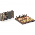 Jeu d'&eacute;checs et de dames magn&eacute;tique - CAYRO - Plateau 24x24 - 2 sets de jeu - Pour enfant et voyage
