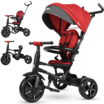 Tricycle &eacute;volutif - QPLAY - Rito Star - Roues en caoutchouc EVA - Pliage rapide - Confort maximal - Convient d&egrave;s 10 mois