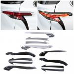 For Toyota Sienna XL40 4th 2022 2023 Car Styling v&auml;lise tagumise tule laterna taastatav tagatule silmalau trimmimine kulmude jaoks Chrome Color