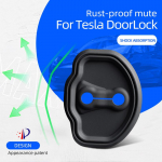 car door shock Absorber F For Tesla Model 3 Y X Flexible Car Door Lock protector silicone car door lock latches cover accessries 4-piece set