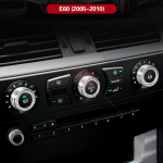 Autokeskuse juhtkonditsioneeri helitugevuse nupu r&otilde;nga nupu katte siseraam BMW E60 5. seeria autotarvikutele E60 08-10 Red