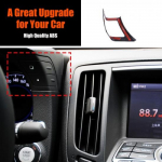 ABS Carbon trument Dashboard Adjustment Trim For Infiniti G37 G25 G35 2007-13