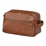 Meeste PU-nahast pesukott Reisidele &Auml;rireisidele Kaasaskantav Kosmeetikakott Suure Mahutavusega Mitmetaskuline Disain K&auml;eshoitav Nahast Pesukott