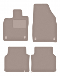 Dywaniki samochodowe welurowe do: VW ID.5 Electric (2021-) beżowe
