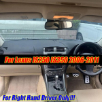 RHD Nahast Armatuurlaua Kate Armatuuri Kaitsekiht Matt Lexus IS250 IS350 2006-11 jaoks PU