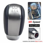 Car Accessories Manual Gear Shift Knob For Suzuki Grand Vitara 2 II (JT) 2006-2015 Manual shift lever Leather Black text