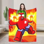 S-P&auml;ikeseline Ja M-Melon Tekk Pehme Soe Kohev Pl&uuml;&uuml;sist Voodipesu Viska Tekid Magamistoa Kaunistamiseks Dekoratiivne Flanell Voodikate Voodikate 30x40in