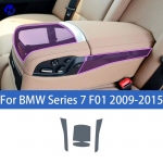 For BMW Series 7 F01 2009-2015 Car interior center console protective sticker interior decorative strip TPU protective sticker Left-hand drive