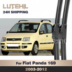 Fiat Panda 169 2003-2012 2004 2005 2006 2007 2008 2009 jaoks Esiklaasipuhastajad Eesmised kojamehe terad Tuuleklaas Tuuleklaas Aknaklaasi Pintsli 22 +16 2PCS