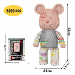 Kawaii karu ehitusklotsid, kokkupandavad m&auml;nguasjad, kaunistused, kodu sisustus, loomingulised ehitusklotsid, m&otilde;tlemist arendavad m&auml;nguasjad, m&auml;nguasjad kingituseks