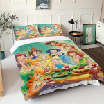 Tinkerbell Anime Multikas Tekikate 100% Pol&uuml;ester Nahas&otilde;bralik Hingav Armas Tr&uuml;kitud Tekk Voodipesu EU Single(135*200cm)3pcs