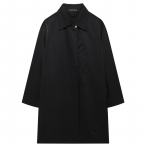 Must trenchcoat naistele S&uuml;gis suurte m&otilde;&otilde;tmetega lukuga &uuml;ler&otilde;ivas Pikk naiste vabaaja tuulejope Pikkade varrukatega naiste mantlid S must