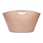 Gucci Tr&uuml;kitud Logo Kummist Materjalist Suur Naiste T&otilde;stekott Roosa Kommi 511261-J3200-5730 Basic Set (Bag+Dust Bag)