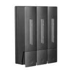 3 kambriga seinale paigaldatav seebi dosaator 400 ml x 3 ilma puurita &scaron;ampooni jaoturi visuaalse aknaga pesujaotur Triple Layer hall