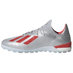 Adidas X 19.1 TF Turf Artificial Turf Soccer Shoes Men's Silver White G25752 45⅓