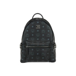 MCM Klassikaline Kahepoolne Neetidega Kaetud L&otilde;uendist Seljakott Unisex Seljakott Must MMK6SVE37BK001 Basic Set (Bag+Dust Bag)