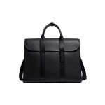 Coach Gotham 39 Klapiga Krokodillimustriga Nahast ja Peenest Vasikanahast S&uuml;learvuti Portfell Suur Meeste portfell Must C5318-JIBLK Basic Set (Bag+Dust Bag)